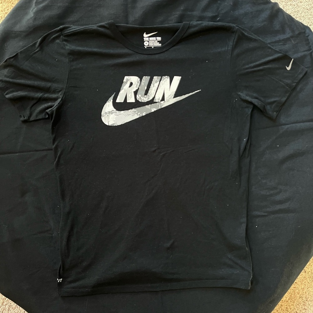 Nike Black Short Sleeve Tees Athletic Wear